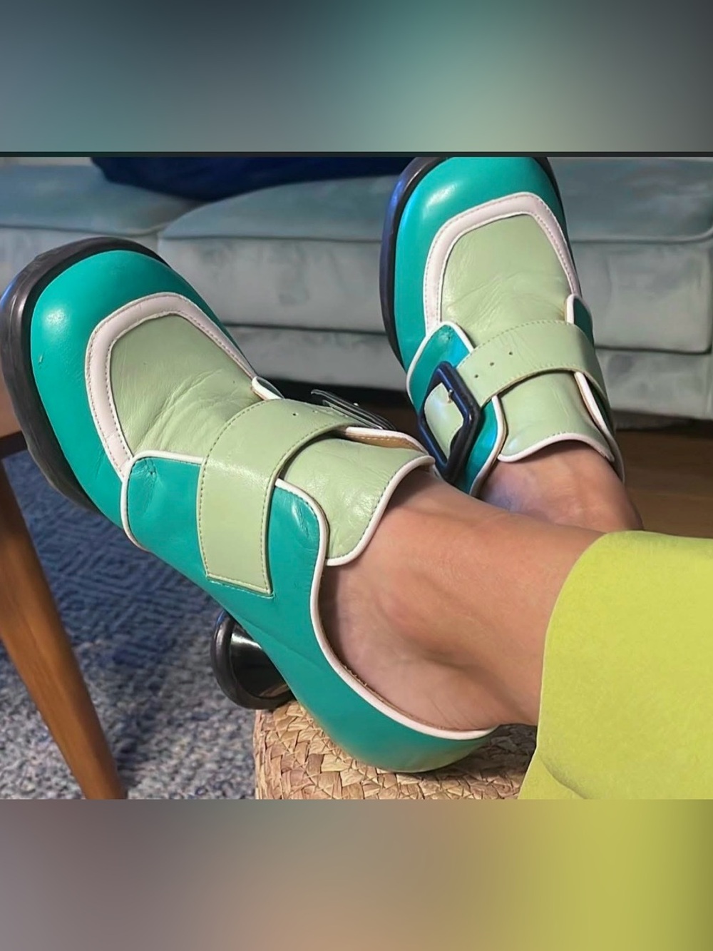 FLUEVOG Lolly - Green Shoes - Picture 9 of 9